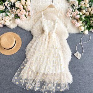 Daisy Dress S/M - White